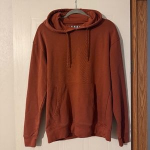 Denim & Flower Burnt Orange Hoodie